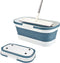 Collapsible Plastic Mop Bucket - 12L (3.17 Gallon) Foldable Mop Bucket with Handle for House Cleaning, Car Washing