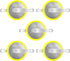 5 Pack 3V Tabbed CR2025 Batteries, Gameboy Cartridge Battery Solder Tabs Lithium Battery for Gameboy Color