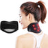 Adjustable Neck Heating Pad for Pain Relief, Soft Cervical Collar Neck Support Brace for Physical Therapy