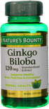 Nature's Bounty Ginkgo Biloba Capsule, 120 mg, 100 ea