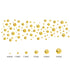 Mini Caviar Beads for Nail Art, Gold Silver Rose Gold 3D Metal Ball Decorative Accessories Set