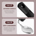 SOLUSTRE 3pcs Adaptive Utensils, Easy Grip Silverware Built Up Bendable Fork, Teaspoon, Tablespoon for Elderly,