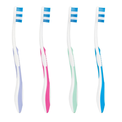 Practicon SmileGoods A424 Toothbrush, 42 Tuft, Extra Soft Bristle, Bulk Pack of 72