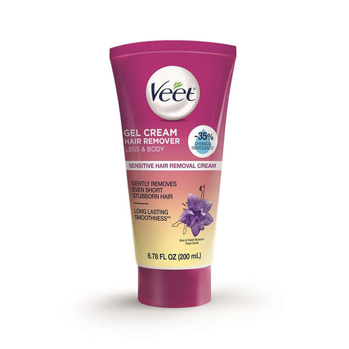 Veet Botanic Inspirations Gel Cream for Legs & Body, 6.78 oz