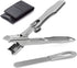 Nail Clippers for Men - Thick Nails, Large Wide Jaw Opening Long Handle Heavy Duty Ultra Sharp Toe Nail Clippers with