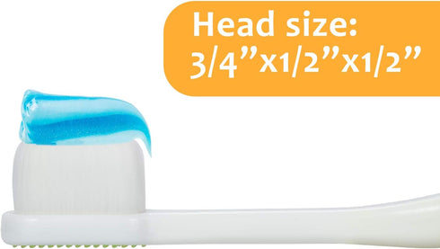 Soft Toothbrush for Sensitive Gums, Ultra Fine Brush for Adults, Pregnant, Elderly, Green Color, Pack of 2