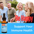 Immune 30 ml Agaricus Bio Super Liquid, Organic Blazei Mushroom Extract Tincture, Fruiting Body Beta-Glucan Drops