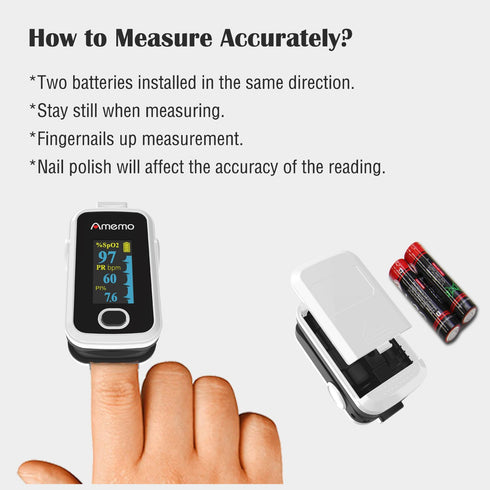 Monitor(SpO2) Pulse Oximeter,OLED Display Oxygen Monitor Fingertip,Blood Oxygen Saturation with Carrying Case,Silicone