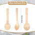 500 Pack Mini Wooden Spoons 3.9 Inch Disposable Wooden Spoons Birch Wooden Dessert Spoons Tiny Wooden Spoons Dessert Utensils for Eating Party Supplies, Chocolate Stirrers