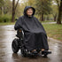 moovon Waterproof Wheelchair Poncho Rain Cover for Electric Wheelchair & Mobility Scooter, Full Body Rain Cape