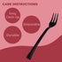Jacent 48 Count Black Mini Appetizer Forks - 1-Pack