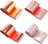 SILPECWEE 10 Rolls Gold Rose Gold Flakes, Metallic Nail Transfer Foils for Nail Art Stickers