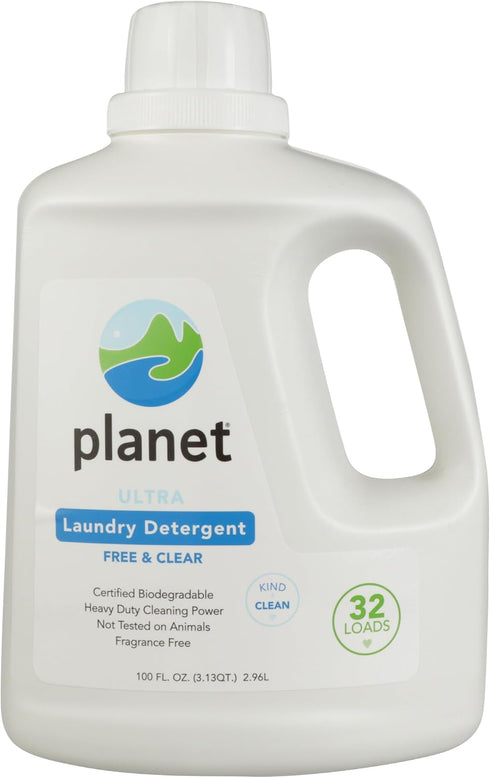 Planet Ultra Liquid Laundry Detergent, 100 oz