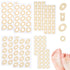Tyqour 120pcs Corn Pads For Feet 4 Model Corn Cushions For Toes Latex
