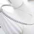 Ruihfas Silver/Rose Gold Tone Double Rows Crystal Rhinestones Headbands for Women, Wedding Party Hair Hoop