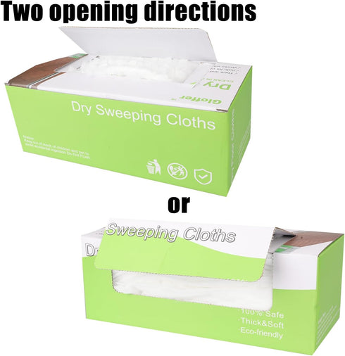 30 Count Heavy Duty Dry Sweeping Cloths, Disposable Mop Refills, Multi-Surface Dust Mop Pad Floor Cloths for Cleaning