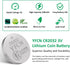 YFCN CR2032 3V 40 Count Pack CR2032 2032 10 Battery Lithium Battery Batteries - CR Coin Cell Batteries for AirTag, Key