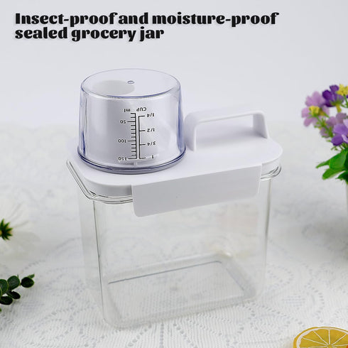 Liquid Laundry Detergent Dispenser Container, 1100ml for Detergent, Softener, Bleach, Powder, Soda, etc.