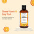 Sirona Natural Vitamin C Body Wash for Men & Women, Gel Based Shower Gel with Hyaluronic Acid, 200 ml
