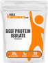 BulkSupplements.com Beef Protein Isolate Powder - Lactose Free, Unflavored & Gluten Free, 30g per Serving, 1kg (2.2 lbs)