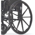 Wheelchair Tire, Low Profile Urethane Foam, Pyramid Shape, Grey, 24" x 1"