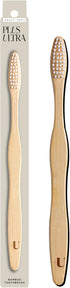 Plus Ultra Bamboo Toothbrush - Soft Bristle, BPA Free, Dentist-Approved All-Natural Toothbrush for Adults