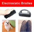 Rubber Pet Hair Removal Brush, Lint & Hair Remover Tool for Cleaning, Grooming, Silicone Lint and Fur Removal, Black