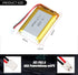 3.7V 103450 2000mAh Lipo Battery, Rechargeable Lithium Polymer Ion with JST Connector, Replace 103454 963450