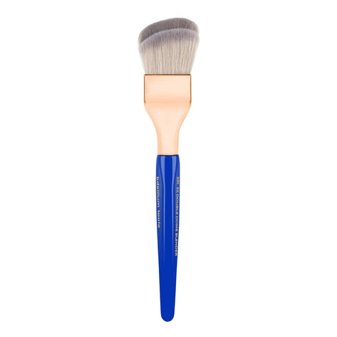 Bdellium Tools Professional Makeup Brush - Golden Triangle 951 Small Slanted Double Dome Blender, Vegan Synthetic