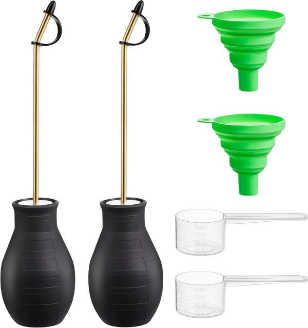 Diatomaceous Earth Powder Duster, Garden Powder Applicator Dispenser with Long Metal Tube