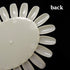 Honbay 12PCS Plastic Nail Swatches Wheels, 20 Tips for Nail Art Color Polish Display
