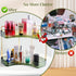 Multifunctional 2-Tier Corner Bathroom Organizer - Skincare Makeup Shelf, Corner Storage for Bathroom Vanity and Kitchen