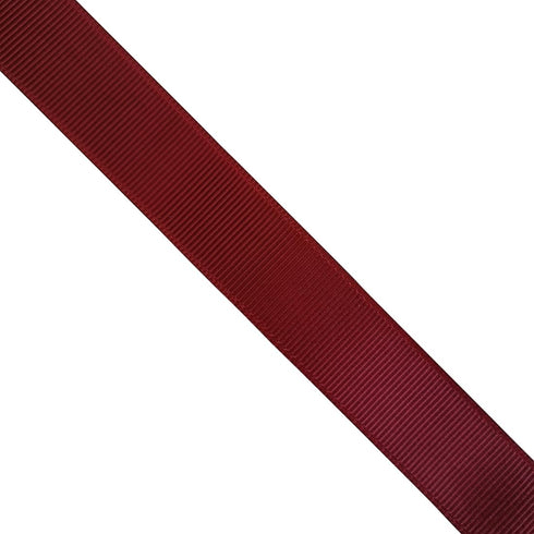 1/2 Inch 50 Yards Solid Burgundy Grosgrain Ribbon for Wedding Decor, Gift Wrapping, DIY Projects