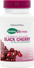 NaturesPlus Herbal Actives Black Cherry, 30 Tablets, Vegetarian, Gluten Free, Extended Release Antioxidant Support