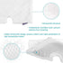 3 Pocket Steam Mop Pads - Double-Sided Rectangle Microfiber Refill Pad for Shark Euro Pro Mops