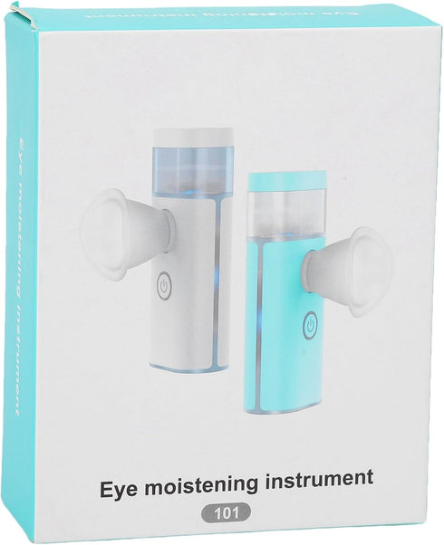 Portable Rechargeable Eye Moisturizing Atomization Sprayer for Dry Eyes & Fatigue, TPU Eye Cup for Adults & Kids, White