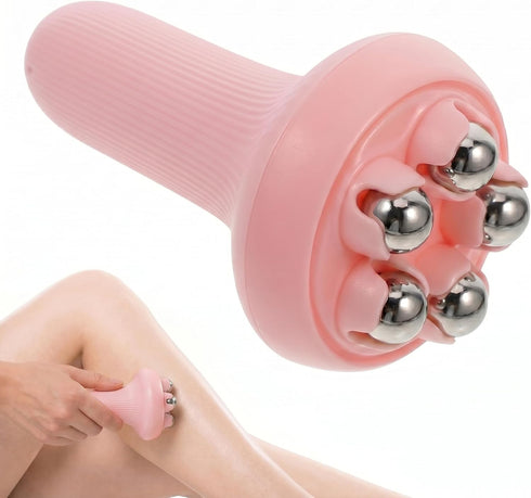 Healeved Handheld Rolling Massager for Leg and Back Muscle Relief Portable Deep
