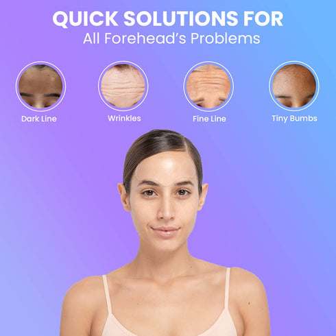 MISS SPA Forehead Silicone Anti-Wrinkle Patch - Reusable Hydrating Patches, Dermatologist Tested