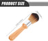 Vaguelly 2pcs Model Dusting Brush, Wooden Handle Cleaner for Figures, Statues & Musical Instruments