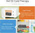 Microwavable Heated Neck Wrap Warmer and Shoulder Weighted Heating Pad for Hot and Cold Compress