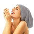 Sleep Beanie Cap Lined Silky Satin Bonnet, Adjustable Soft Slouchy Hats for Women and Girls Frizzy Hair Cover (Light