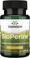 Swanson Bioperine Nutrient Absorption Enhancer 10 Milligrams, 60 Capsules