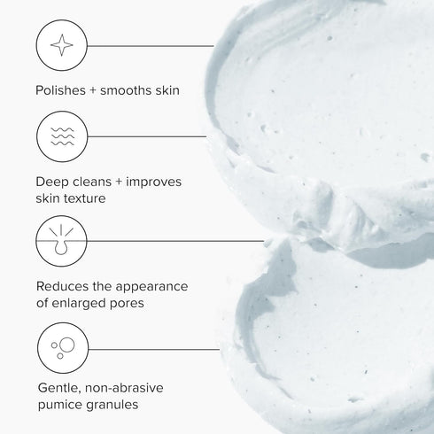 DRMTLGY Microdermabrasion Facial Scrub 2 oz - Non-Abrasive Face Exfoliator for Acne Scars, Blackheads, Pore Size