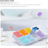Ipetboom 7-Compartment Electronic Weekly Pill Organizer, Detachable Medicine Box with Sealed Compartments, Portable