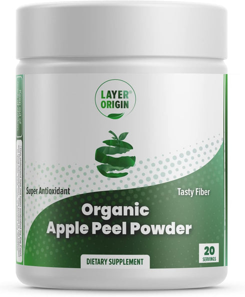 Layer Origin Organic Apple Peel Powder - Boost Akkermansia and Bifidobacteria