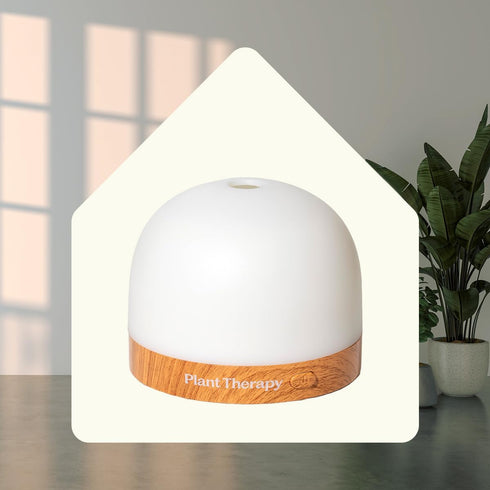 Plant Therapy Home AuraDrop Fan Diffuser - Designed for Easy, Everyday Use, Gentle Airflow from Built in Fan