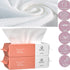 Cotton Facial Dry Wipes, 100 Count, Deeply Cleansing Disposable Face Towel, Multi-Purpose for Skincare and Makeup