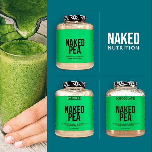 NAKED Nutrition Pea Protein Isolate - Plant Based, Vegan Protein, 15 Servings