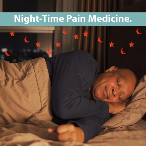 GeriCare Extra Strength Night-Time Acetaminophen 500 mg, Diphenhydramine HCI 25 mg, 50 Count Caplets