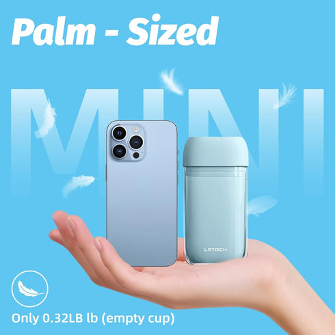 Travel Toothbrush Case, Mini Wash Cup with Foldable Toothbrush, Portable Rinse Cups with Cover, Compact Size